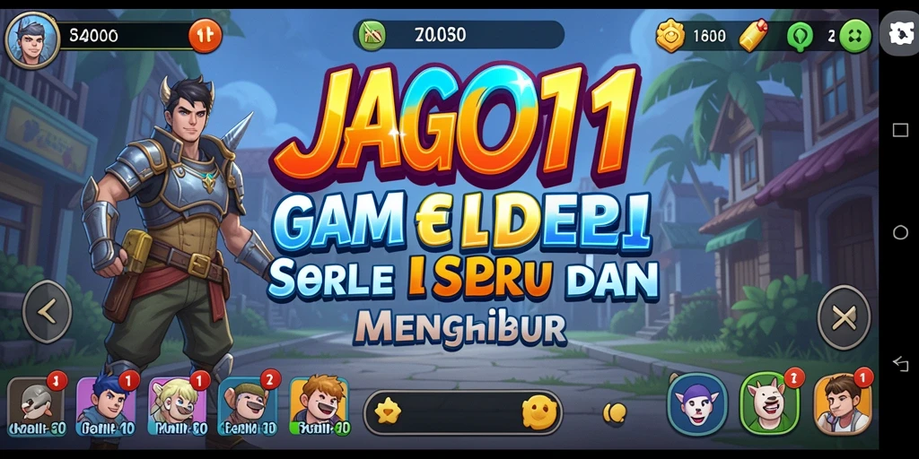 Screenshot JAGO11 menampilkan karakter dan gameplay Idle yang menarik.