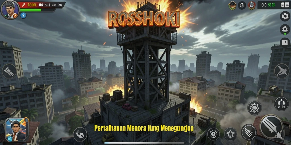 Tampilan gameplay seru dari ROSOHOKI yang menegangkan.